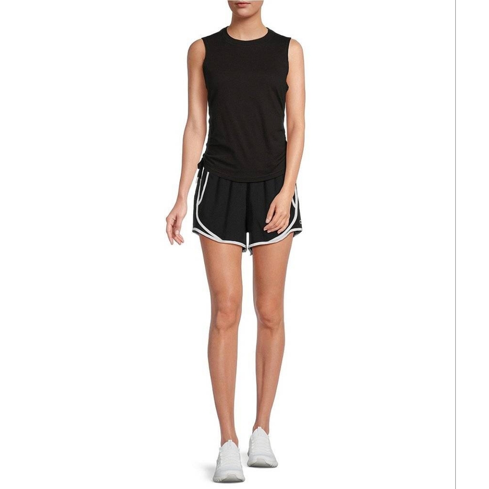 $40 Calvin KleinPerformance Women Smocked Waistband Running Shorts